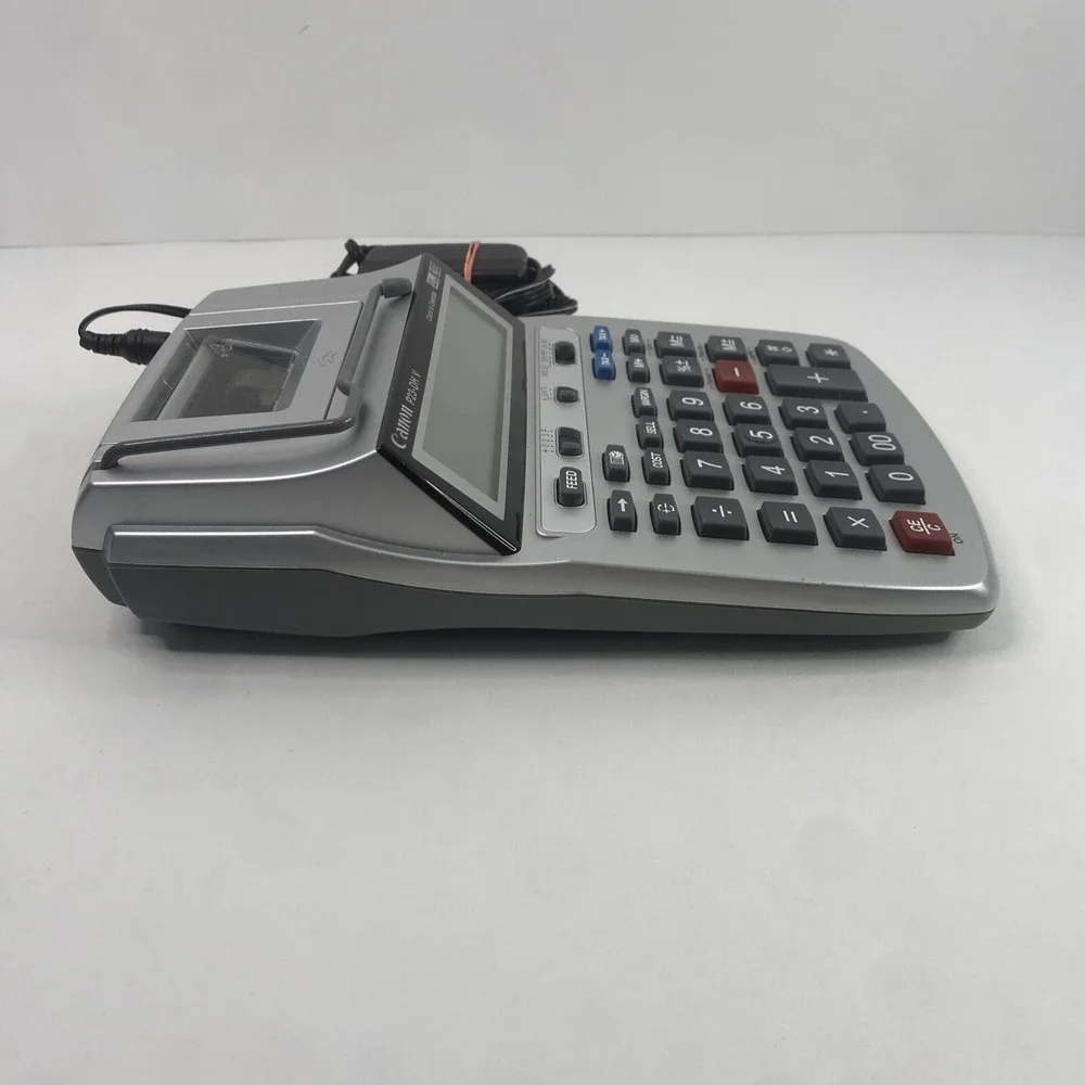 Canon Desktop Printing Calculator P23-DH V Clock&Calendar 12 Digits MINT/TESTED!